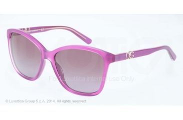 Image of Dolce&amp;Gabbana ICONIC LOGO DG4170P Bifocal Prescription Sunglasses DG4170P-27728H-57 - Lens Diameter 57 mm, Frame Color Top Crystal On Pearl Violet