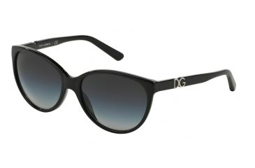 Image of Dolce&amp;Gabbana ICONIC LOGO DG4171PM Progressive Prescription Sunglasses DG4171PM-501-8G-56 - Lens Diameter 56 mm, Frame Color Black