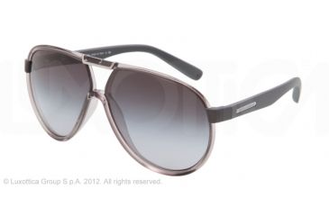 Image of Dolce&amp;Gabbana LIFESTYLE DG6078 Sunglasses 26438G-61 - Gray Transparent Frame, Gray Gradient Lenses