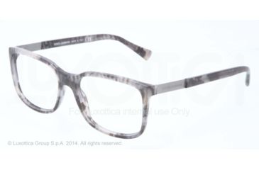Image of Dolce&amp;Gabbana LOGO PLAQUE DG3189 Progressive Prescription Eyeglasses 2802-52 - Camouflage Matte Grey Frame
