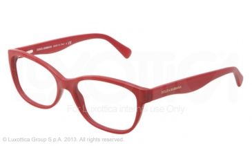 Image of Dolce&amp;Gabbana MATT SILK DG3136 Bifocal Prescription Eyeglasses 2583-55 - Matte Cherry Frame