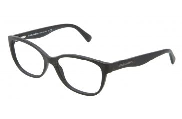 Image of Dolce&amp;Gabbana MATT SILK DG3136 Bifocal Prescription Eyeglasses 1934-5516 - Matte Black Frame