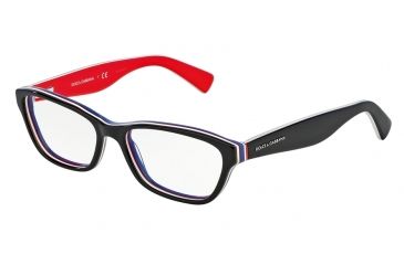 Image of Dolce&amp;Gabbana MULTICOLOR DG3175 Eyeglass Frames 2764-52 - Black/multilayer/red Frame