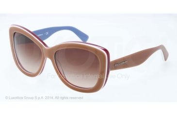 Image of Dolce&amp;Gabbana MULTICOLOR DG4206 Single Vision Prescription Sunglasses DG4206-276713-57 - Lens Diameter 57 mm, Frame Color Brown/multilayer/bluette