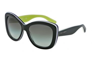 Image of Dolce&amp;Gabbana MULTICOLOR DG4206 Single Vision Prescription Sunglasses DG4206-27708E-57 - Lens Diameter 57 mm, Frame Color Green/multilayer/lime