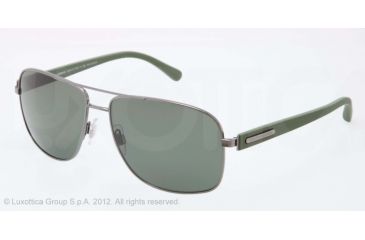 Image of Dolce&amp;Gabbana OVER-MOLDED RUBBER DG2122 Single Vision Prescription Sunglasses DG2122-11889A-59 - Lens Diameter 59 mm, Lens Diameter 59 mm, Frame Color Gunmetal
