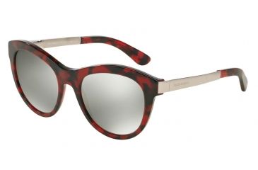Image of Dolce&amp;Gabbana SICILIAN TASTE DG4243 Bifocal Prescription Sunglasses DG4243-28896G-53 - Lens Diameter 53 mm, Frame Color Bordeaux Cube