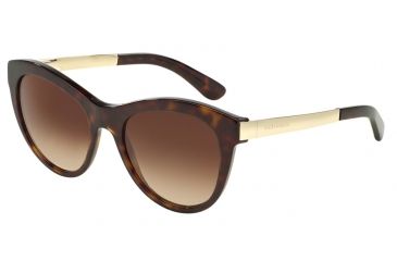 Image of Dolce&amp;Gabbana SICILIAN TASTE DG4243 Bifocal Prescription Sunglasses DG4243-502-13-53 - Lens Diameter 53 mm, Frame Color Havana