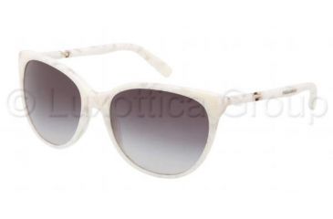 Image of Dolce&amp;Gabbana SICILY DG4156 Bifocal Prescription Sunglasses DG4156-19678G-5617 - Lens Diameter 56 mm, Frame Color White Marble