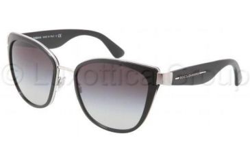 Image of Dolce&amp;Gabbana TRANSPARENCIES DG2107 Bifocal Prescription Sunglasses DG2107-05-8G-5719 - Frame Color Silver, Lens Diameter 57 mm