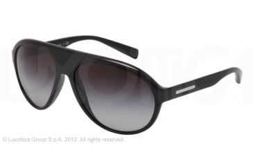 Image of Dolce&amp;Gabbana YOUNG&amp;COLOURED DG6080 Sunglasses 501/8G-61 - Black Frame, Gray Gradient Lenses