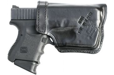 Image of Don Hume Glock IWB Leather Holster Right Hand w/ ArmaLaser IWBG26