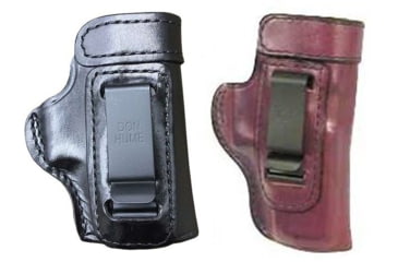 Image of Don Hume H715-M Waistband Clip-On Conceal Carry Holster for Beretta Gun Models, Black, Saddle Brown