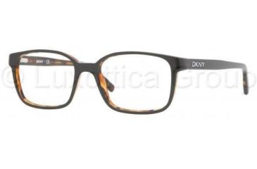 Image of DKNY DY4608 Progressive Prescription Eyeglasses 3428-5017 - Black/Havana 