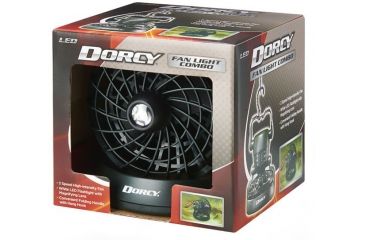 Image of Dorcy 2-Speed Rotating Fan with LED Light, Green, 41-3116
