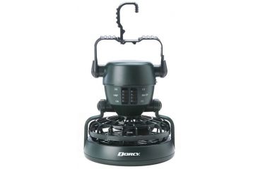 Image of Dorcy 2-Speed Rotating Fan with LED Light, Green, 41-3116