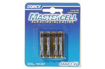 Image of Dorcy AAA Mastercell Alkaline Batteries - 4 Per Card 41-1624