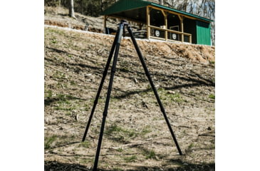 Image of Double Tap Industries Stronghold Aluminum Shooting Tripod w/Ball Head, Black, TRI-A-002BH