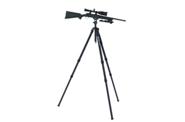 Image of Double Tap Industries Stronghold Lite Aluminum Tripod w/Adjustable Height + Saddle Clamp, Black, 36mm, TRI-A-001A
