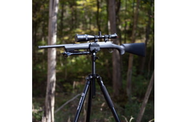 Image of Double Tap Industries Stronghold Lite Aluminum Tripod w/Adjustable Height + Saddle Clamp, Black, 36mm, TRI-A-001A