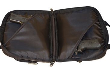 Image of Down Range Double Pistol Case, w/internal dividers, DRU14