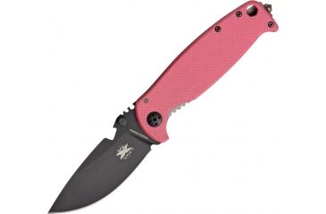 Image of DPx Gear HEST/F Folder 2.0 Folding Knife, 3.125in, Standard Edge Blade, Pink G10 Handle DPXHSF111