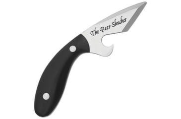 Image of Dragon by Apogee Oyster Knife w/Bottle Opener Kitchen Knives, 6.25in Overall, 1.5in Satin 420 SS Blade, Black Polypropylene Handle, Integrated Bottle Opener, ACES-OYSTER