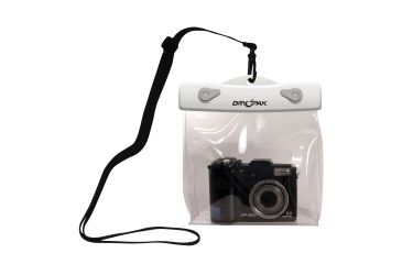 Image of DryPak Camera Case, Clear/White, 6 in x 5in x .75in, DP-65CW
