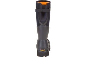 Image of Dryshod Steel-Toe Adjustable Gusset Work Boot, Black/Yellow, 16, STG-UH-BK-016