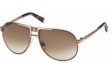 Image of DSquared DQ0067 Sunglasses - Shiny Light Brown Frame Color, Gradient Brown Lens Color