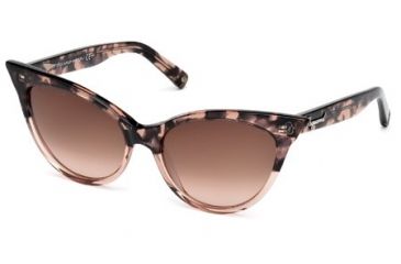 Image of DSquared DQ0097 Sunglasses - Coloured Havana Frame Color, Gradient Brown Lens Color