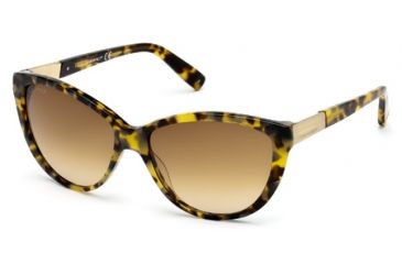 Image of DSquared DQ0112 Sunglasses - Dark Havana Frame Color, Gradient Brown Lens Color