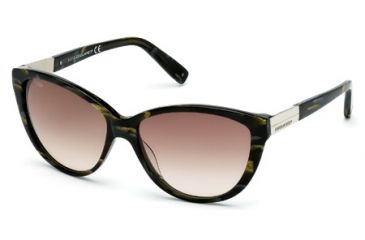 Image of DSquared DQ0112 Sunglasses - Havana Frame Color, Gradient Smoke Lens Color