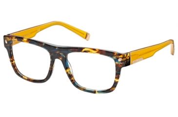 Image of DSquared DQ5076 Eyeglass Frames - Coloured Havana Frame Color