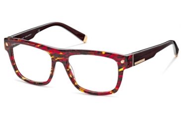 Image of DSquared DQ5076 Eyeglass Frames - Coloured Havana Frame Color