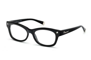 Image of DSquared DQ5085 Eyeglass Frames - Shiny Black Frame Color