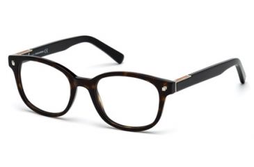 Image of DSquared DQ5168 Eyeglass Frames - Dark Havana Frame Color