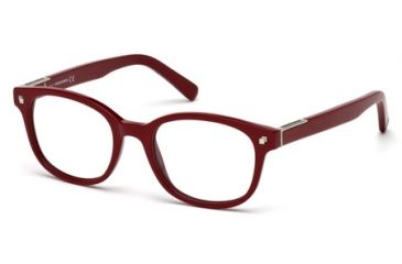 Image of DSquared DQ5168 Eyeglass Frames - Shiny Red Frame Color
