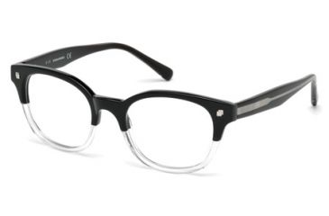 Image of DSquared DQ5180 Eyeglass Frames - Black Crystal Frame Color