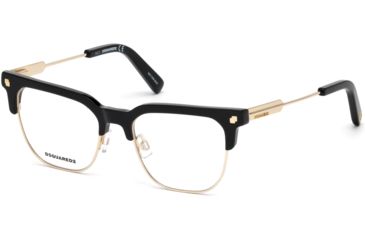 Image of DSquared DQ5243 Eyeglass Frames - Shiny Black Frame Color
