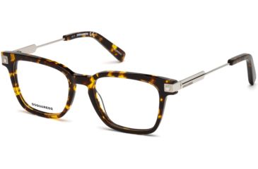Image of DSquared DQ5244 Eyeglass Frames - Blonde Havana Frame Color, Blonde Havana Lens Color