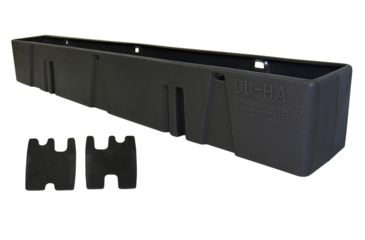 Image of Du-Ha Behind-the-Seat Storage for 07-19 Chevrolet/GMC Silverado/Sierra Regular Cab, Classic, Black, 10058