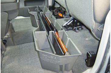 Image of Du-Ha Underseat Storage for 17-21 Nissan Titan King Cab and 04-21 Nissan Titan King Cab & Crew Cab, Light Gray, 40010