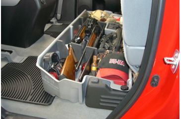 Image of Du-Ha Underseat Storage for 07-21 Toyota Tundra Double Cab - Does not fit with factory subwoofer, Dark Gray, 60052