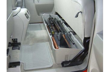 Image of Du-Ha Underseat Storage for 15-22 Ford F-150 SuperCrew and 17-22 F-250-550 Super Duty Crew Cab, Light Gray, 20111