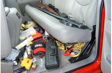 Image of Du-Ha Underseat Storage for 99-07 Chevrolet/GMC Silverado/Sierra Extended Cab, Classic, Light Gray, 10002