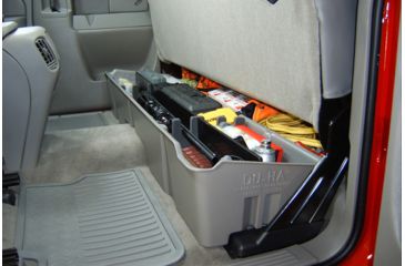 Image of Du-Ha Underseat Storage for 99-07 Chevrolet/GMC Silverado/Sierra Extended Cab, Classic, Light Gray, 10002