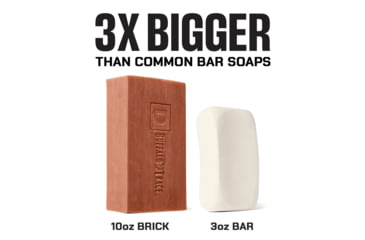 Image of Duke Cannon Supply Co Bourbon Big Ass Brick Of Soap, Burgundy, Small, BSBA-BRBN10
