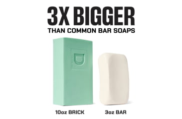 Image of Duke Cannon Supply Co Midway Big Ass Brick Of Soap, Light Blue, Small, BSBA-MDWY10