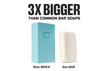 Image of Duke Cannon Supply Co Superior Big Ass Brick Of Soap, Blue, Small, BSBA-SUPR10